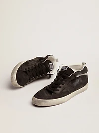 Men's Mid star nubuck with black leather and silver flash