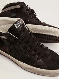 Men's Mid star nubuck with black leather and silver flash