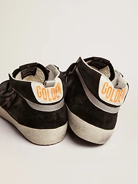 Men's Mid star nubuck with black leather and silver flash