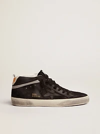 Men's Mid star nubuck with black leather and silver flash