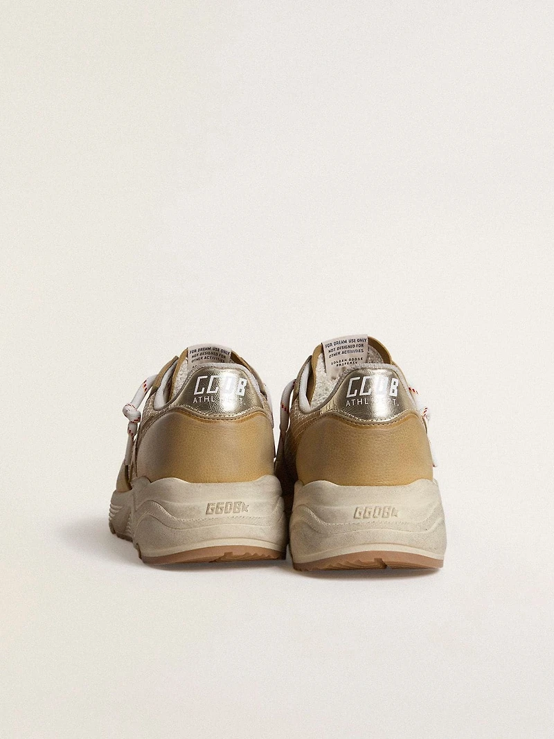 Running Sole beige nubuck with leather star