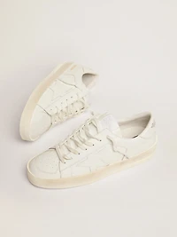 Men's Stardan white leather