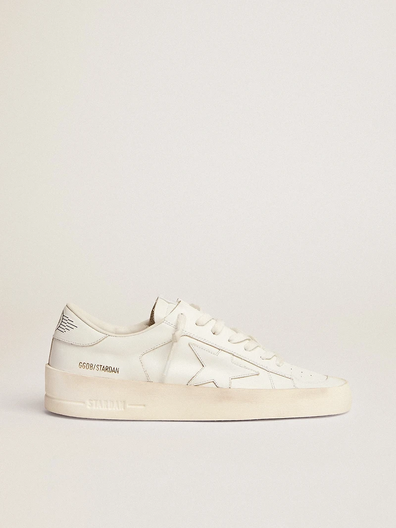 Men's Stardan white leather