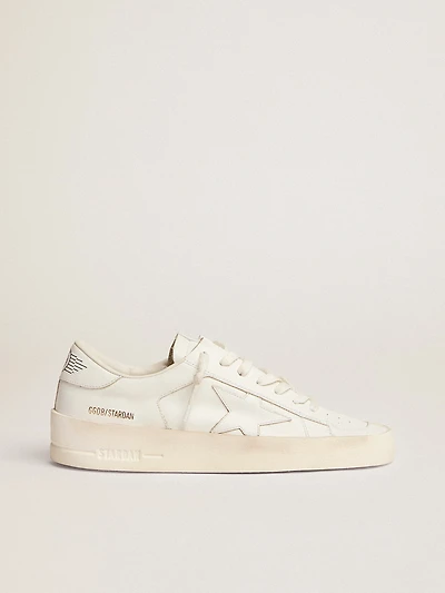 Men's Stardan white leather