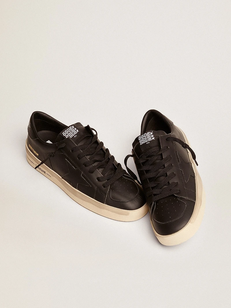 Men's Stardan total black leather