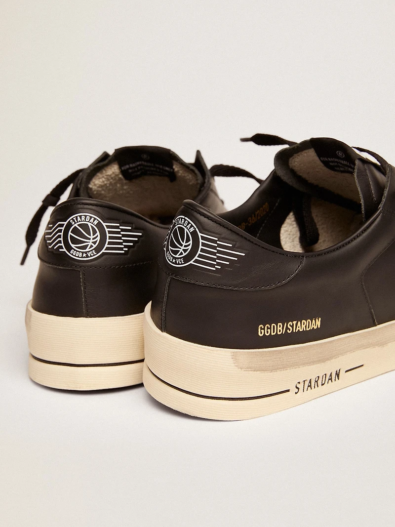 Men's Stardan total black leather