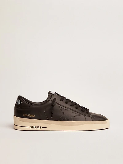 Men's Stardan total black leather