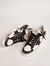 Men's Stardan white and black leather
