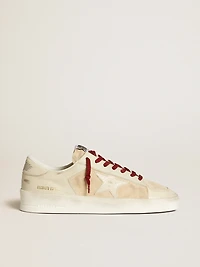 Men’s Stardan LTD suede with patent white leather star and heel tab