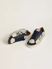 Men's Stardan nubuck with metallic leather star and blue nappa heel tab