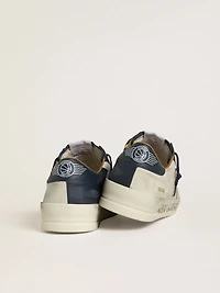 Men's Stardan nubuck with metallic leather star and blue nappa heel tab
