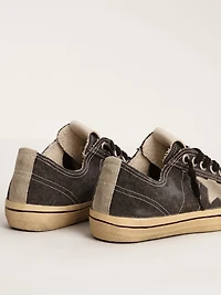 Men's V-Star LTD black canvas with ice-gray star and heel