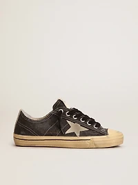Men's V-Star LTD black canvas with ice-gray star and heel