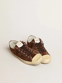 Men's V-Star LTD sneakers dark brown suede with tone-on-tone star