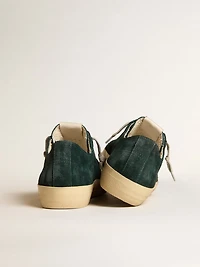 Men's V-Star forest-green suede with white leather star