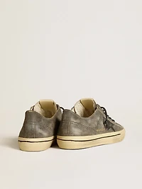 Men’s V-Star black suede with leather star