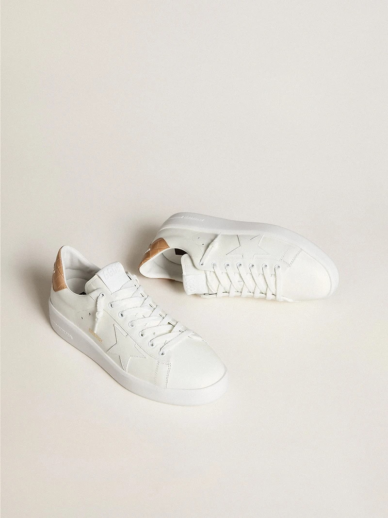Men's Purestar with leather star and croc-print heel tab