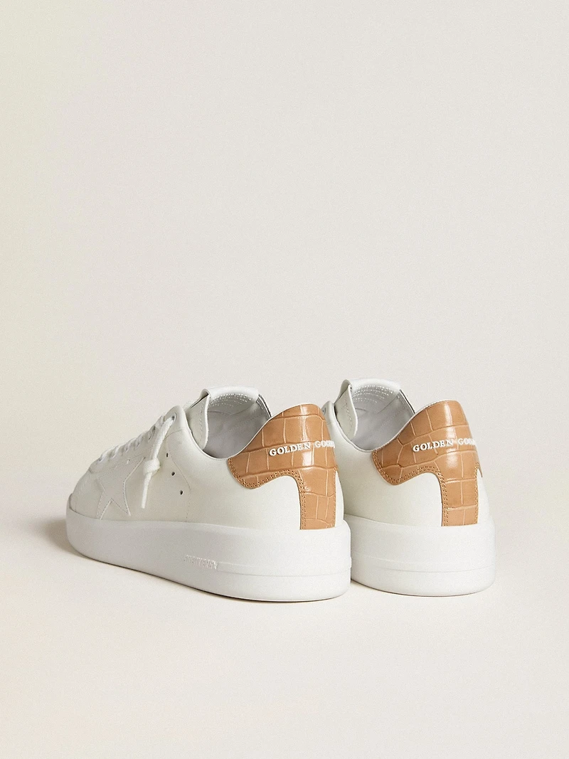 Men's Purestar with leather star and croc-print heel tab
