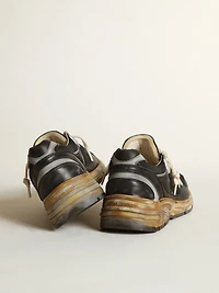 Men's Dad-Star black mesh and nappa with ice-colored star
