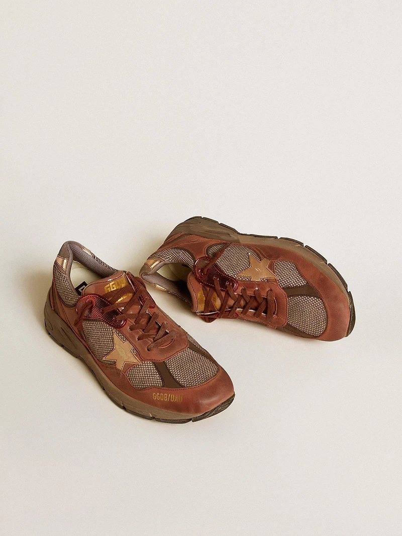 Men's Dad-Star nubuck with gold leather star and suede heel tab