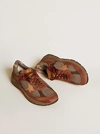 Men's Dad-Star nubuck with gold leather star and suede heel tab