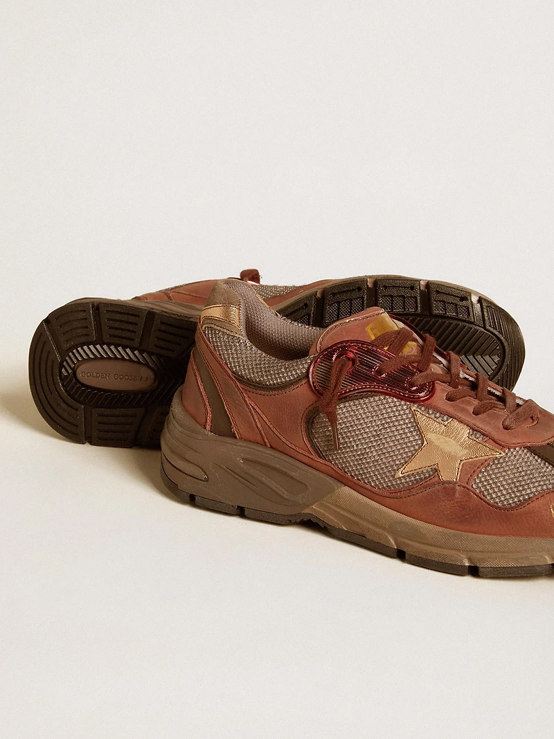 Men's Dad-Star nubuck with gold leather star and suede heel tab