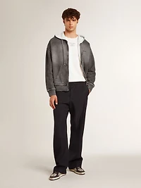 Men's Ball star elephant-print leather with black