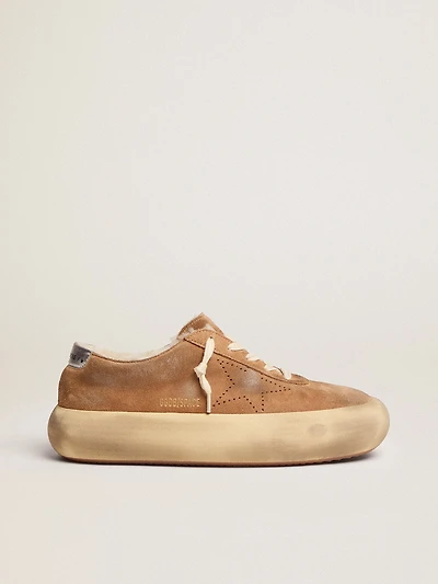 Men's Space-Star tobacco-colored suede and shearling lining