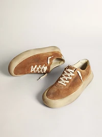 Men's Space-Star tobacco-colored suede