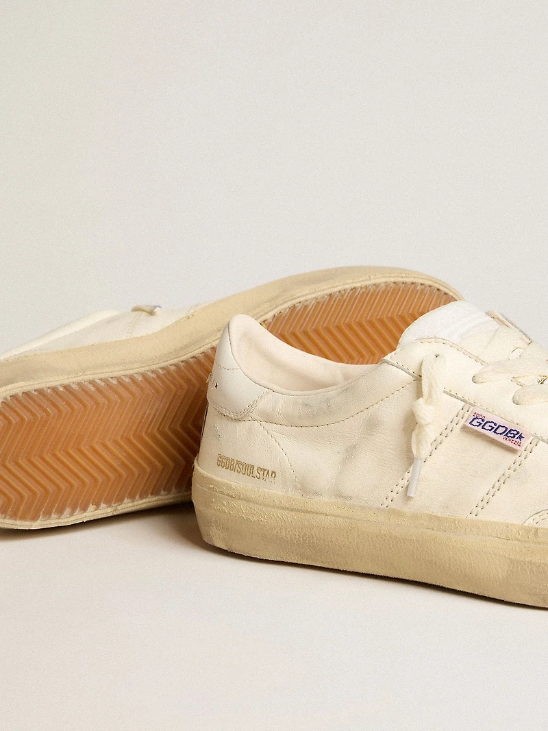 Soul star white nappa leather with