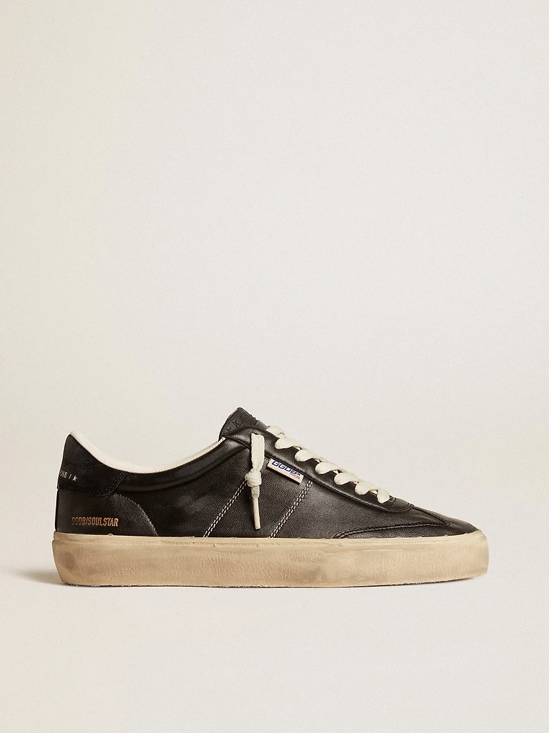 Men’s Soul Star black bio-based nappa