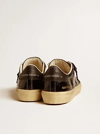 Men's Soul Star in black patent leather with black leather heel tab