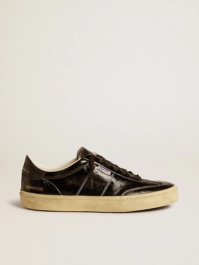 Men's Soul Star black patent leather with heel tab
