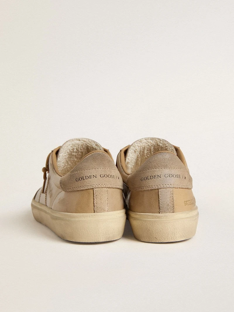 Men's Soul Star beige naplak with suede heel tab