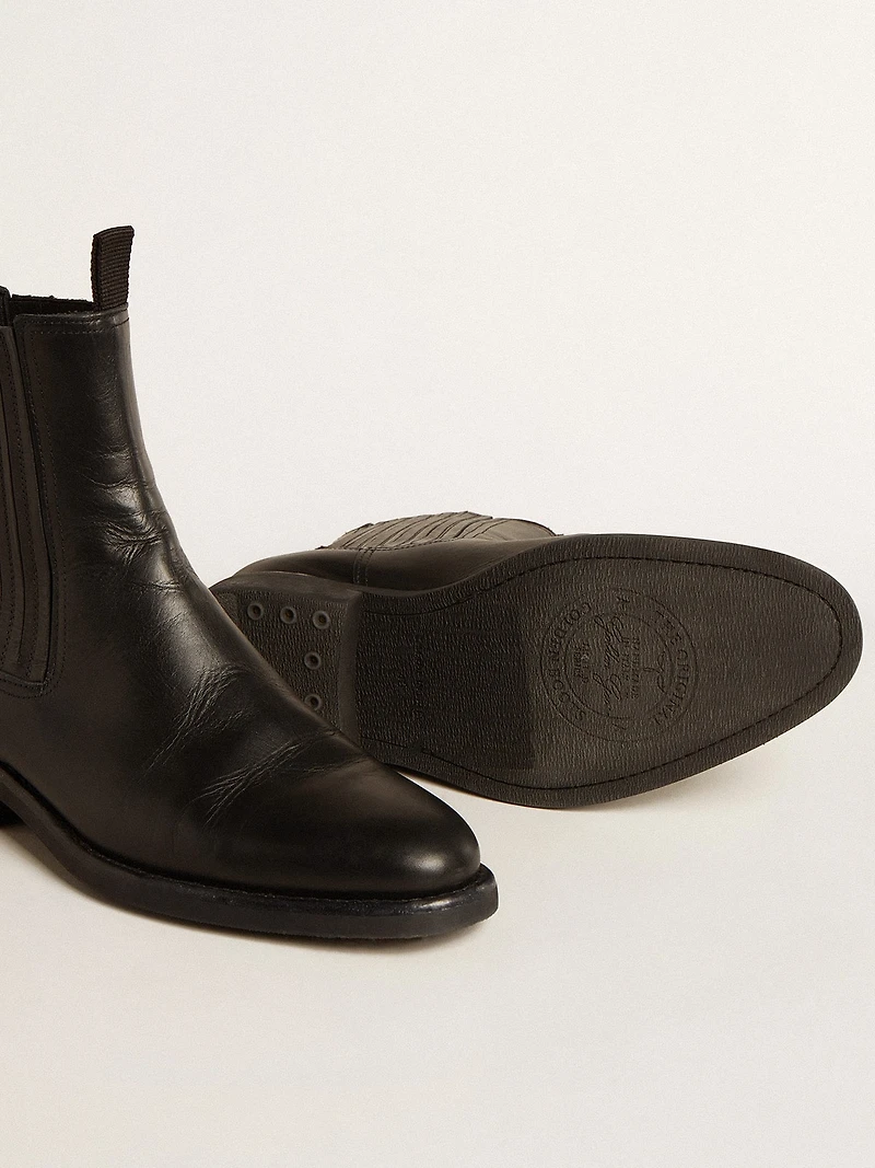 Men’s Chelsea boots black leather