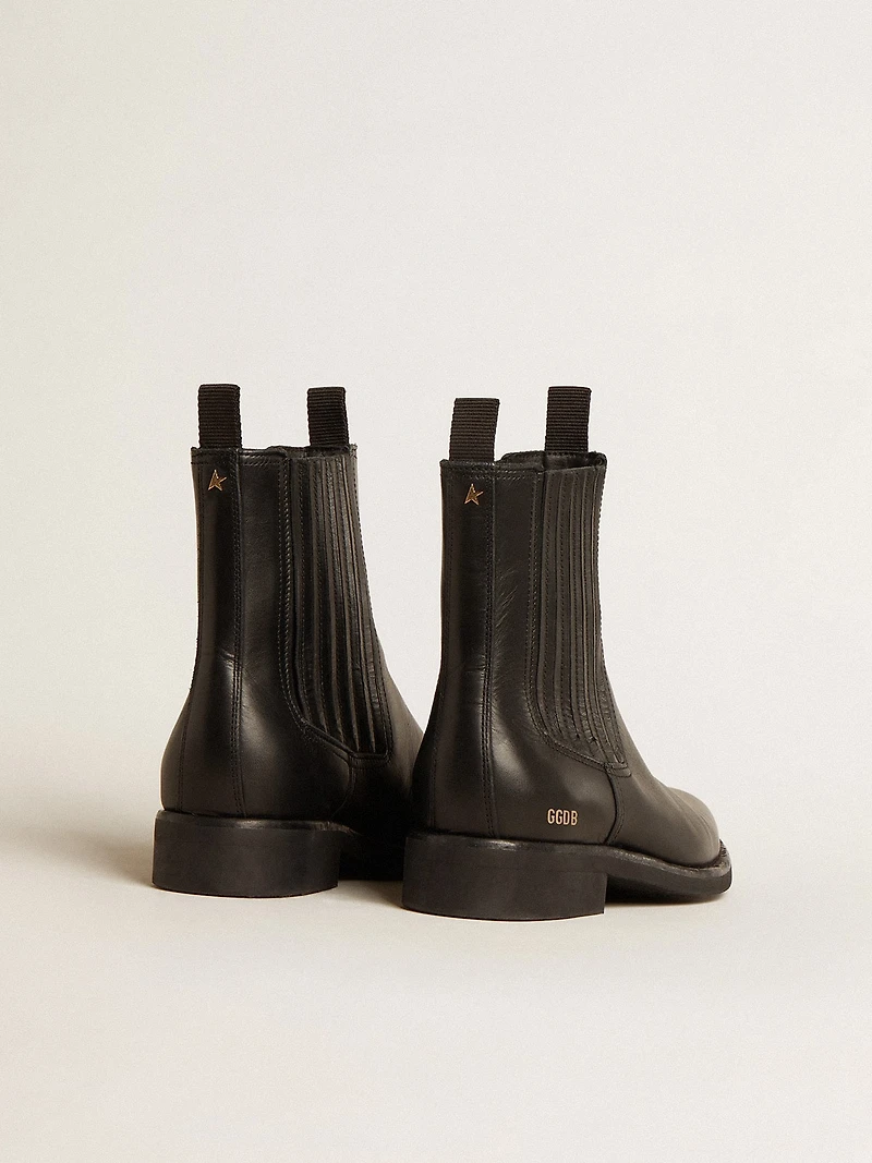 Men’s Chelsea boots black leather