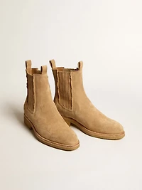 Chelsea boots suede tobacco