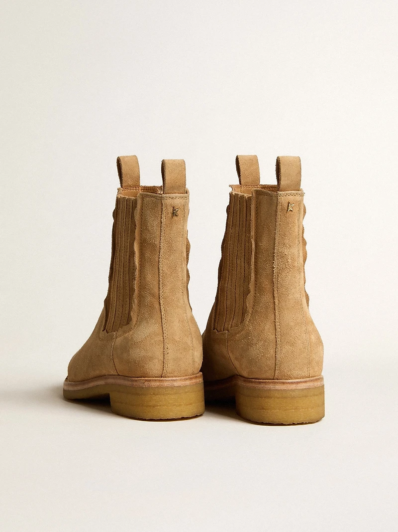 Chelsea boots suede tobacco