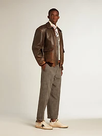 Ball star nylon and nappa with green suede heel tab