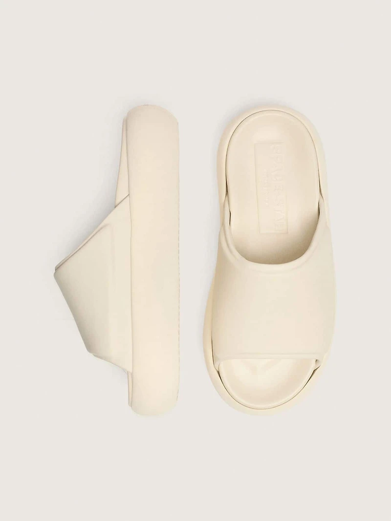 Men's Space-Star Slide slip-ons white leather