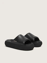 Men's Space-Star Slide slip-ons black leather