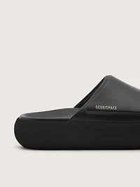 Men's Space-Star Slide slip-ons black leather