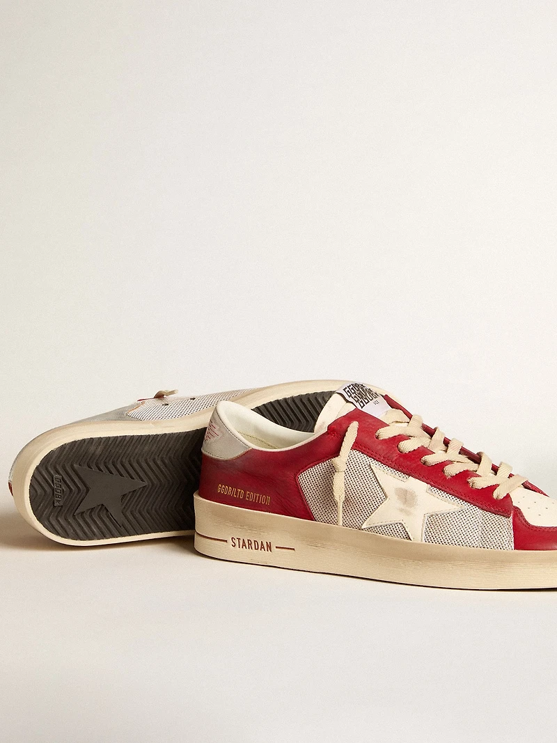 Men's Stardan LTD mesh and nubuck with nappa star leather heel tab