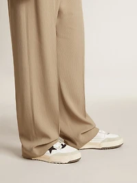 Men’s Forty2 with pink star and white leather heel tab