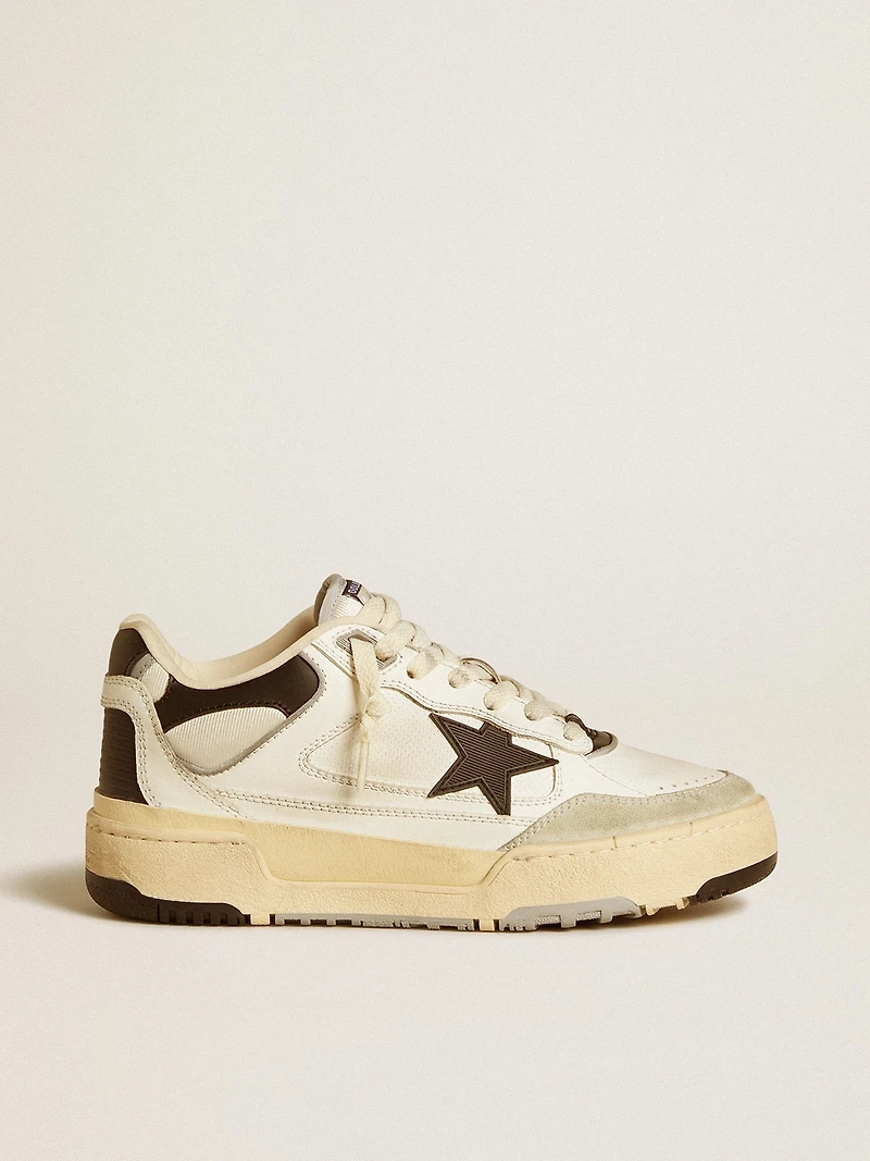 Men’s Forty2 with black star and leather heel tab