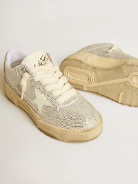 Forty2 white leather and Swarovski crystals with TPU star