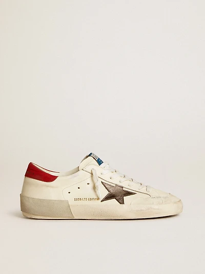 Men's Super-Star LTD nappa with metallic star and nubuck heel tab
