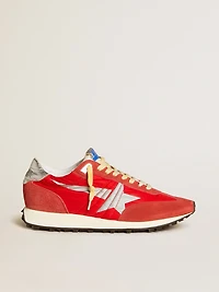 Men’s Marathon with red nylon upper and silver star