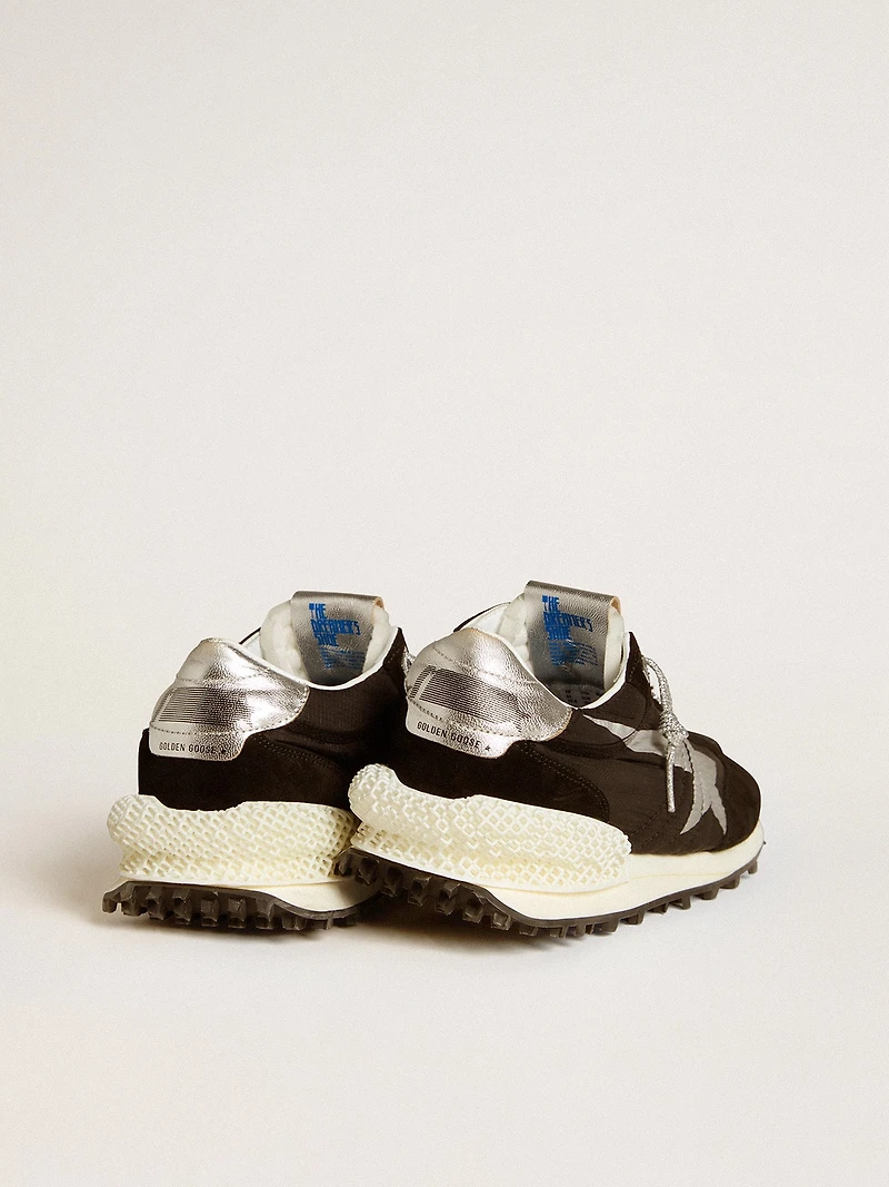 Men’s Marathon with black ripstop nylon upper and silver star