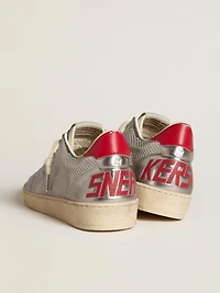Bio-based Ball star metallic silver with and red heel tab